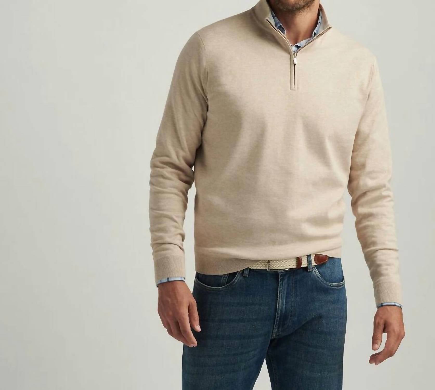 Peter Millar - Coolspun Cotton Quarter Zip