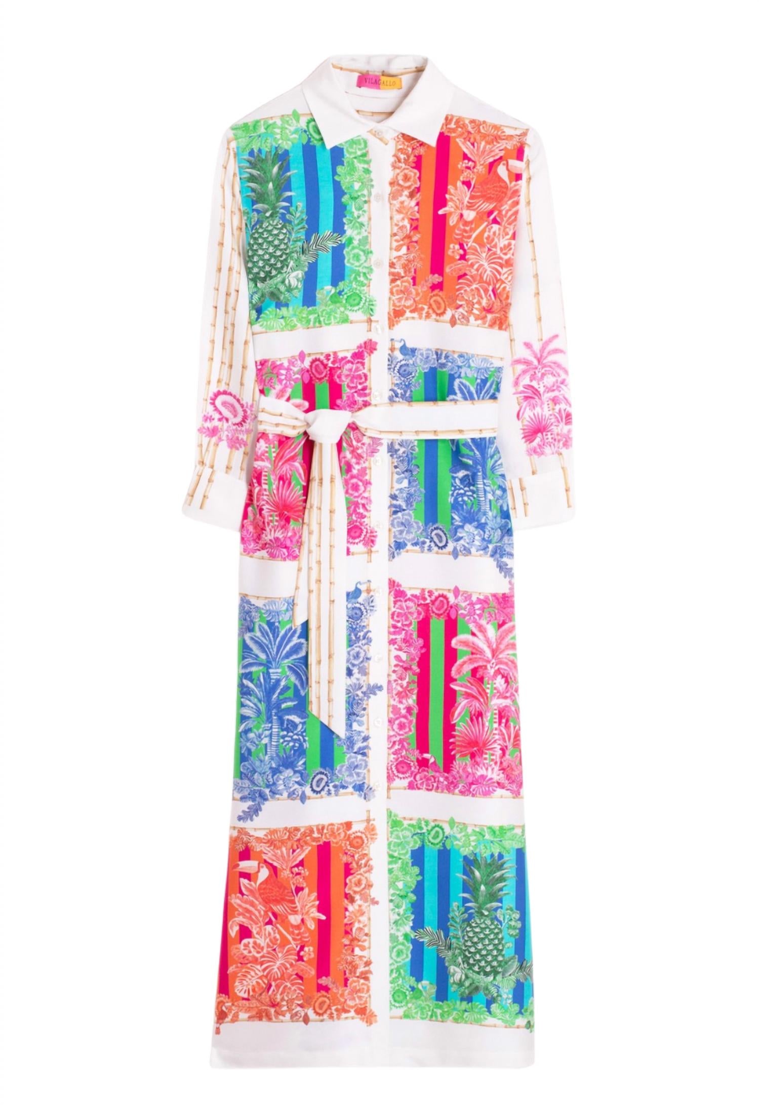 Vilagallo - Women's Bamboo Shirt Dress
