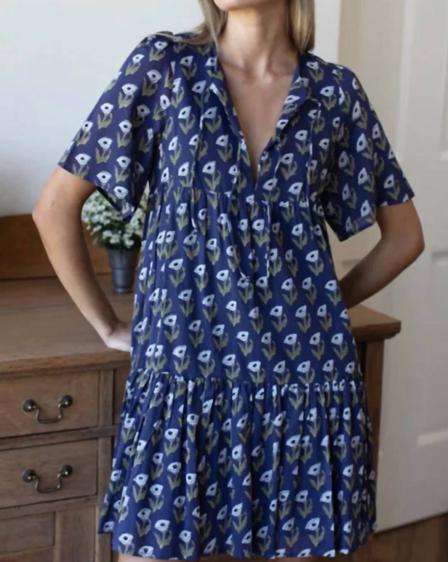 Emerson Fry - Isla Pressed Poppies Dress