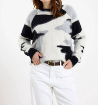 Brodie Cashmere - Brushed Camo Sweater