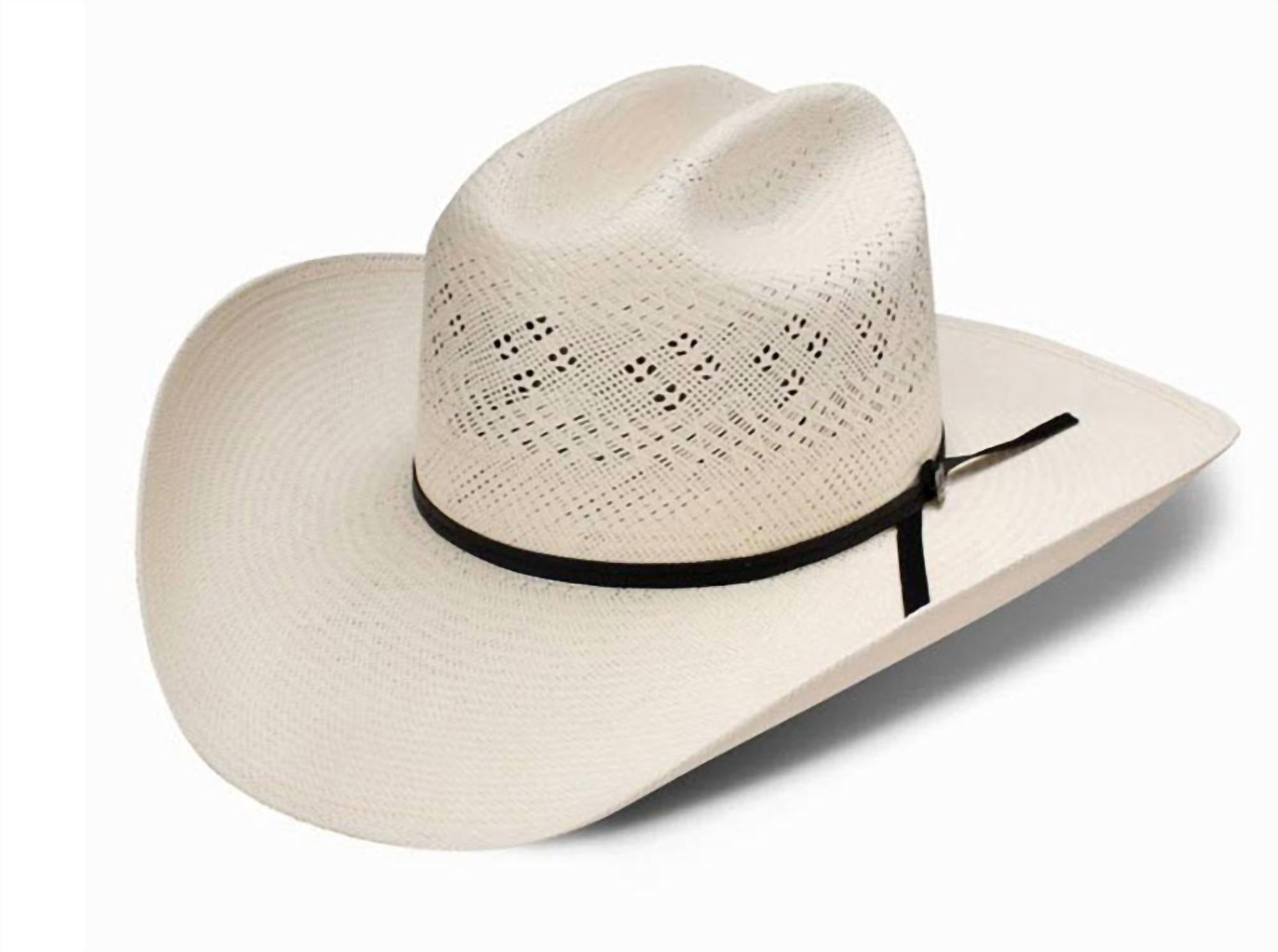 Resistol - Men's Latigo 20x Open Crown Dri-lex Straw Cowboy Hat