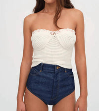 For Love & Lemons - Kelsey Crochet Top