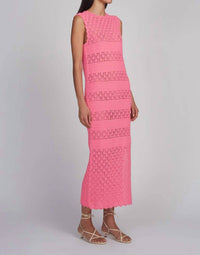 Eleven Six - Cotton Crochet Midi Dress