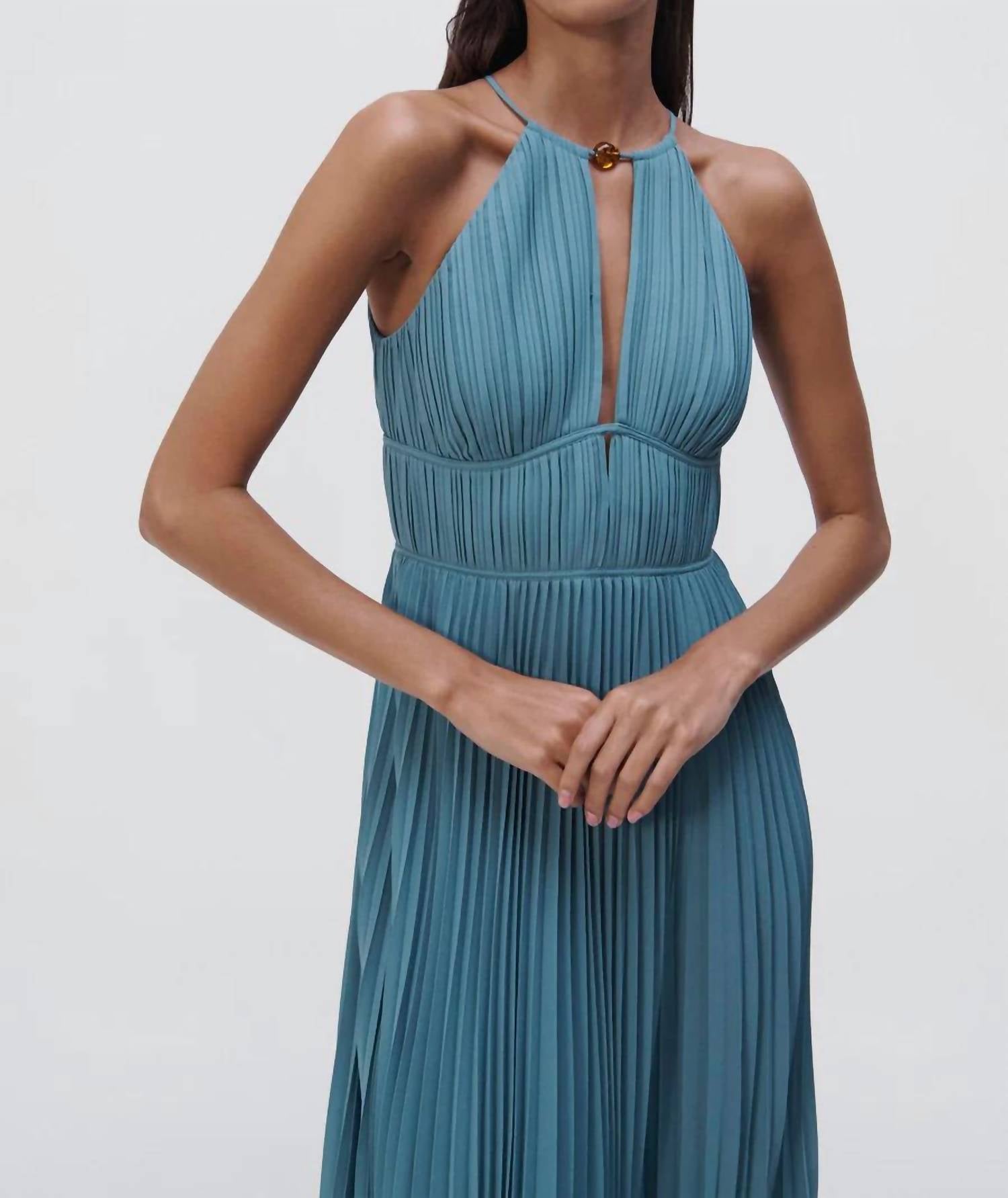 Jonathan Simkhai - Carli Plisse Midi Dress