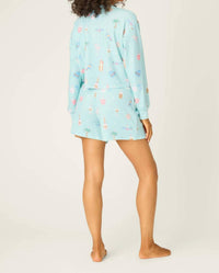 Pj Salvage - Women's Boyfriend Boxer Ornament Print Shorts Set