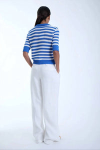 Karina Grimaldi - Jasmine Knit Striped Shirt