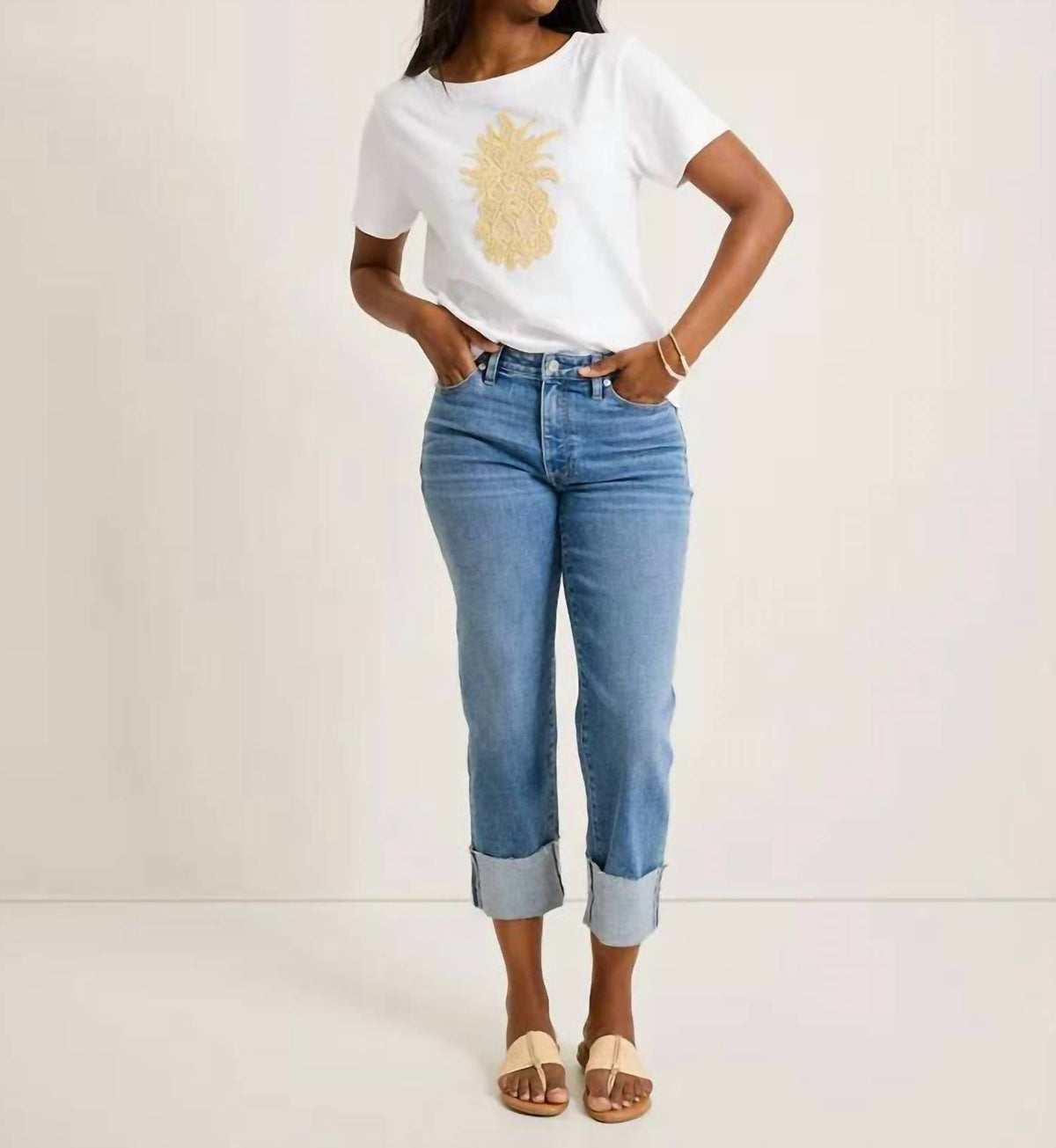 Tommy Bahama - Crochet Pineapple Lux Tee