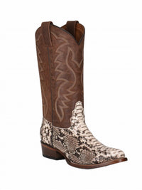 Corral - Men's Python Embroidered Round Toe Boots