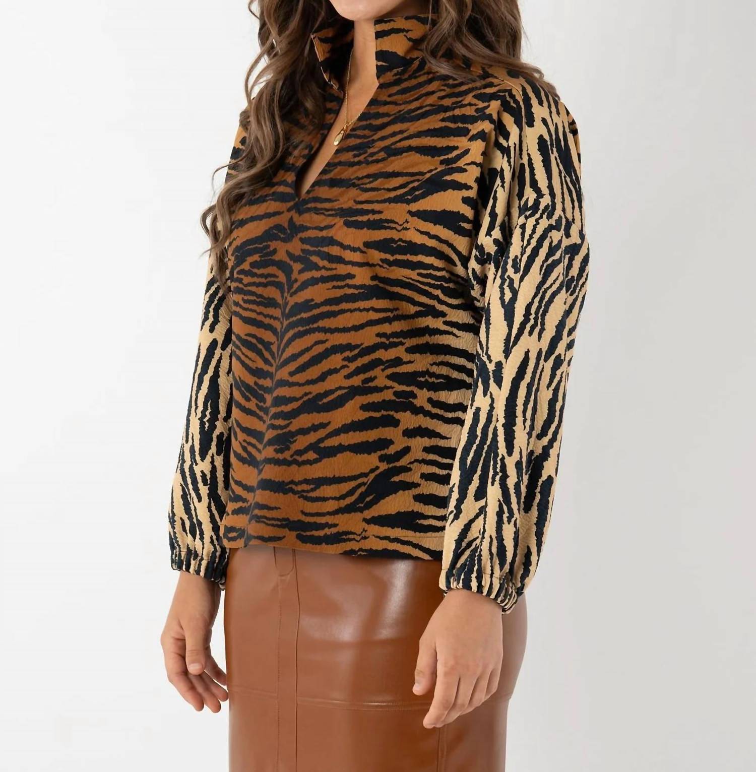 Emily Mccarthy - Long-Sleeve Poppy Top