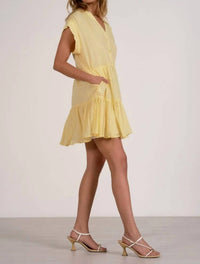 Elan - Capped Sleeve Mini Dress