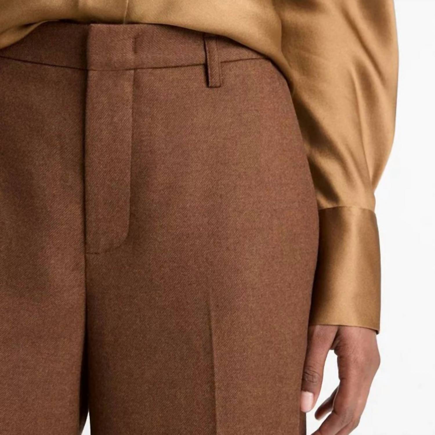Vince - Women's Brushed Flannel Culotte Pant