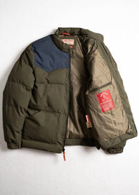 Iron & Resin Men's Palisades Jacket in olive - men's jacket - detail view