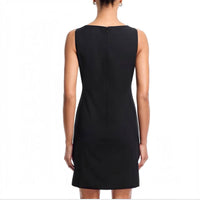 Theory - Sleeveless Boat Neck Mini Dress