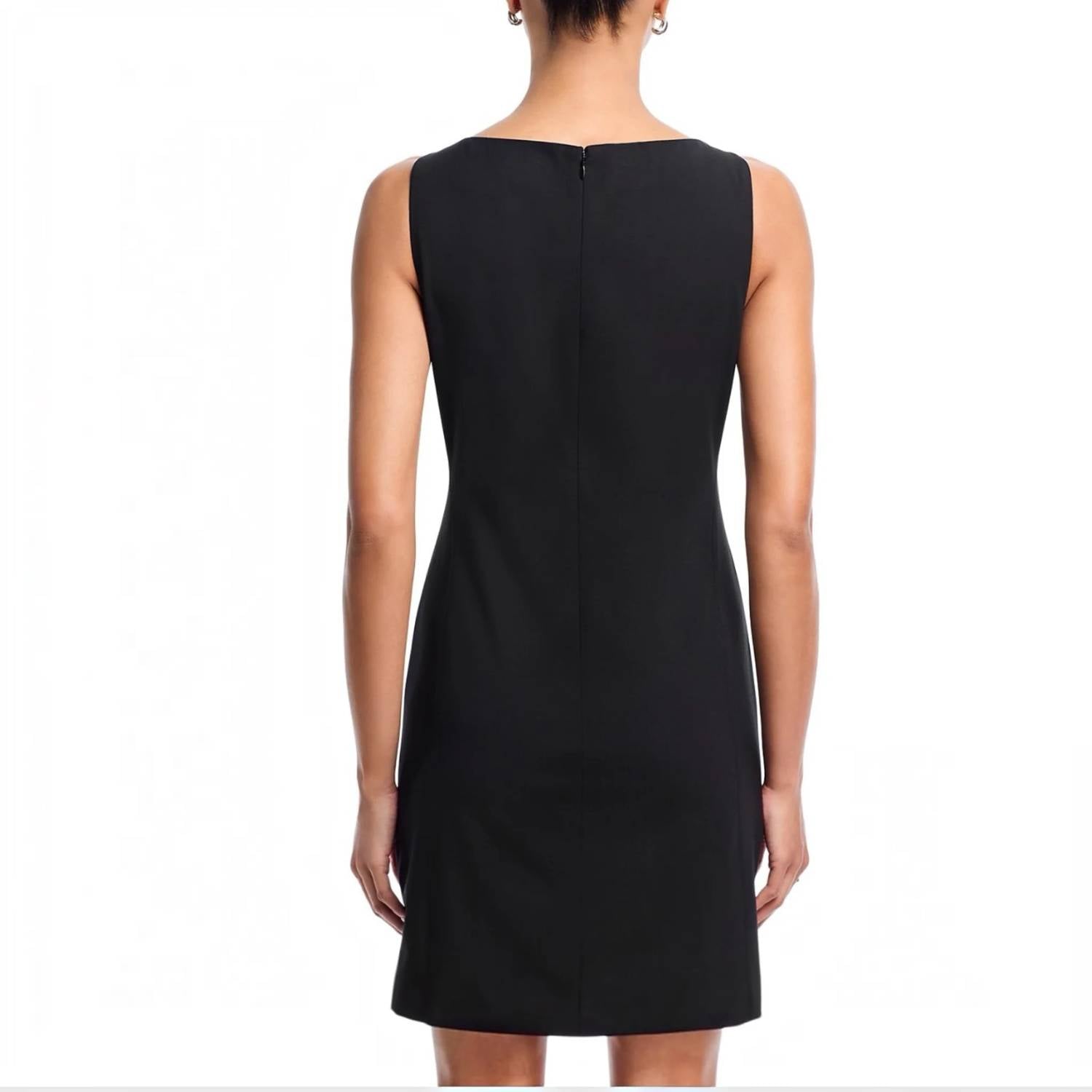 Theory - Sleeveless Boat Neck Mini Dress