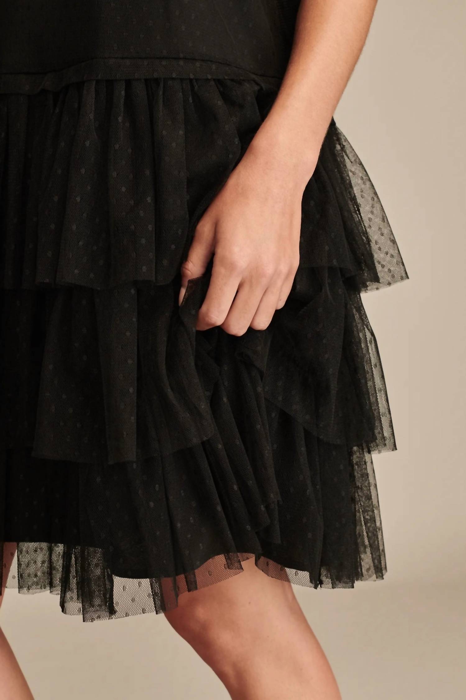 Lucky Brand - Tiered Tulle Cocktail Dress
