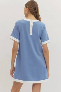 Entro - Short Sleeve Mini Dress