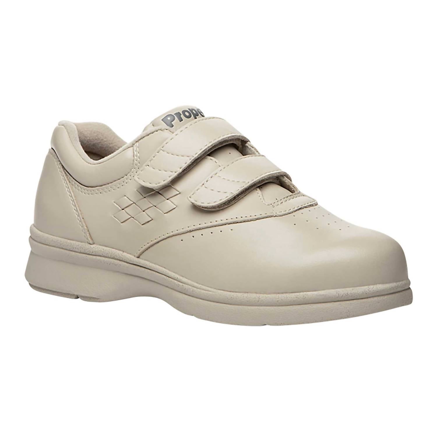 PROPET Women's Vista Walker Strap Shoe in bone - women's shoe