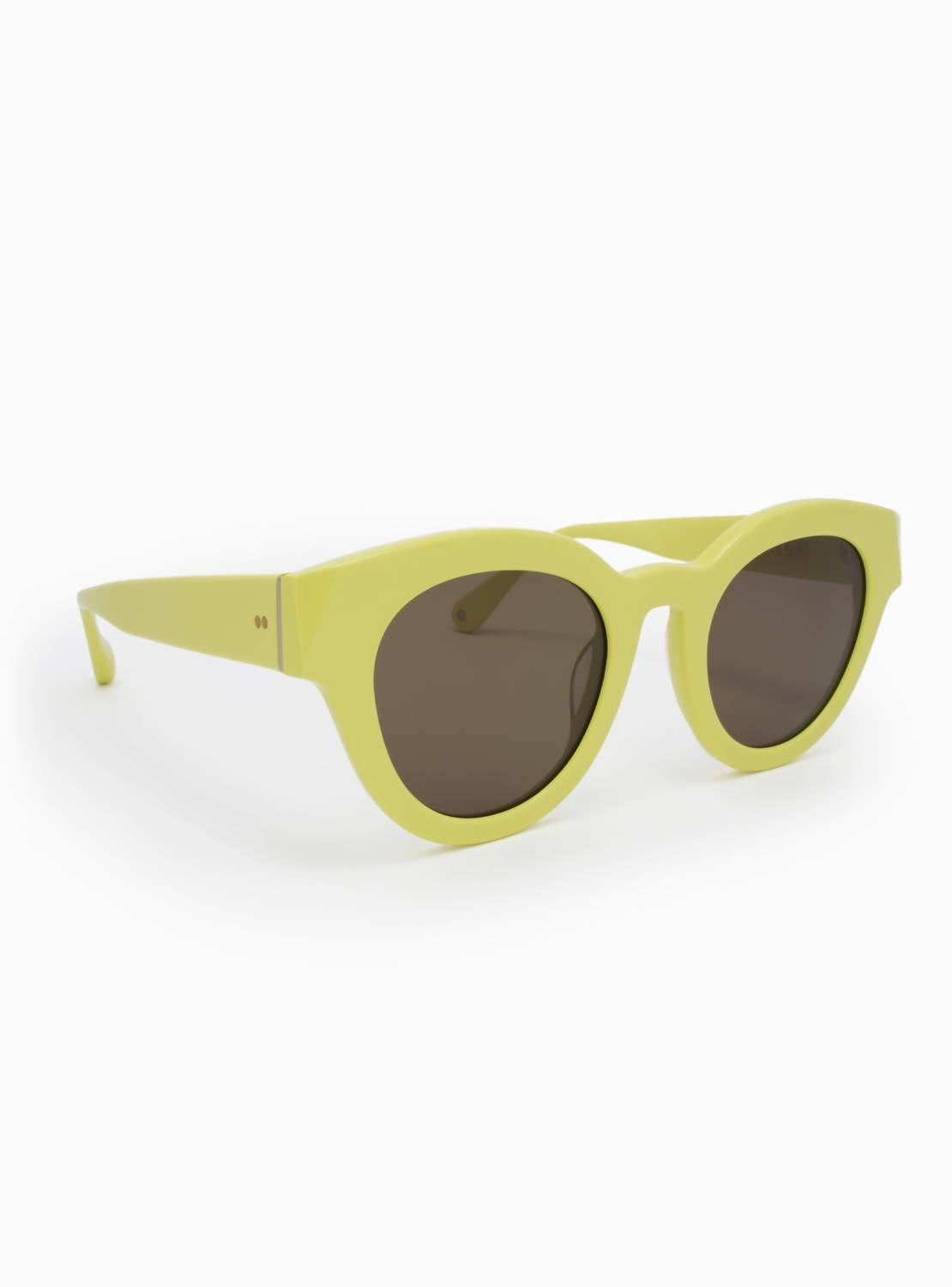 Aperçu Eyewear Women's Le Rond Sunglasses in citron - women's accessory