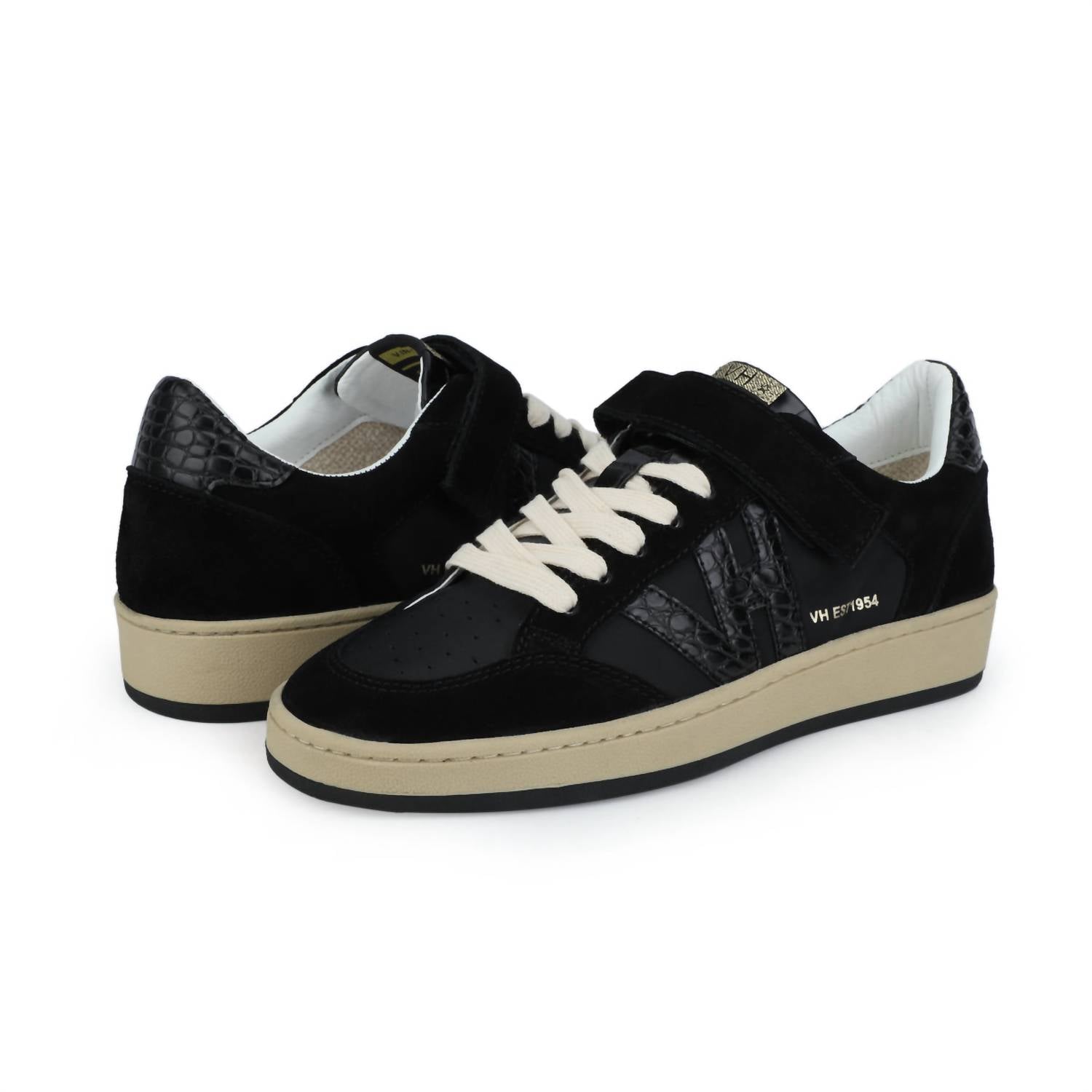 Vintage Havana - Women's Crocodile Low Top Laced Sneaker