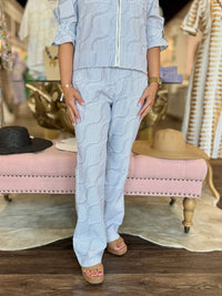 Boho Chic - Swirl Denim Pants
