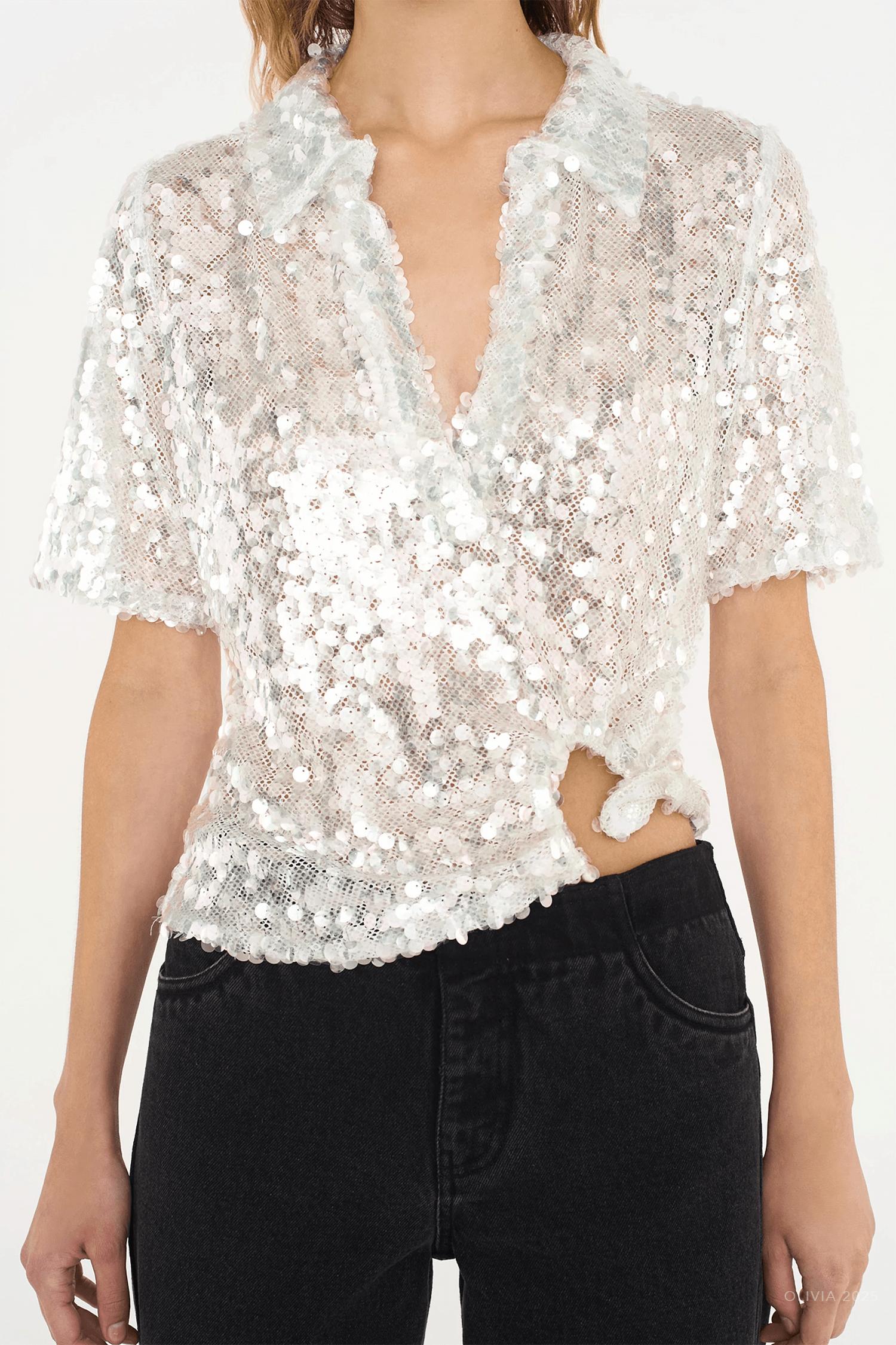 Christopher Esber - Opaline Sequin Polo