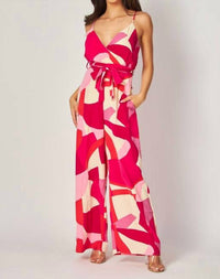 BIG HIT FASHION Peony Days Jumpsuit in pink - women's pants