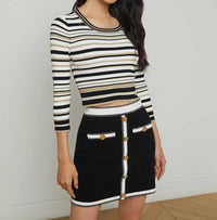 L'Agence - Yukio Cropped Pullover