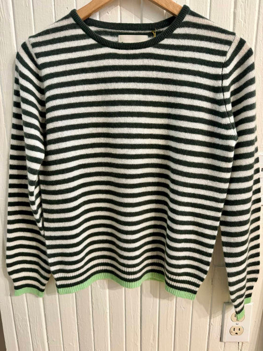 Jumper1234 - Tipped Little Stripe Crew