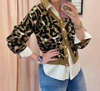 Grace + Emma The Wild Side Sweater in multi - women's sweater