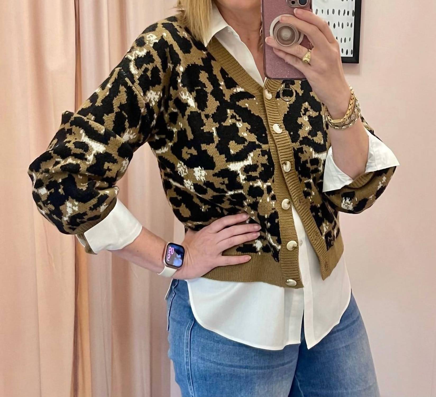 Grace + Emma The Wild Side Sweater in multi - women's sweater