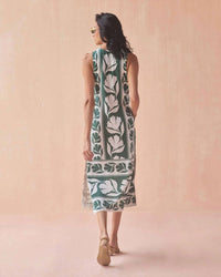 Omika - Gwenn Palm Maggie Midi Dress