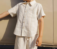 Rylee + Cru - Collared Short Sleeve Shirt