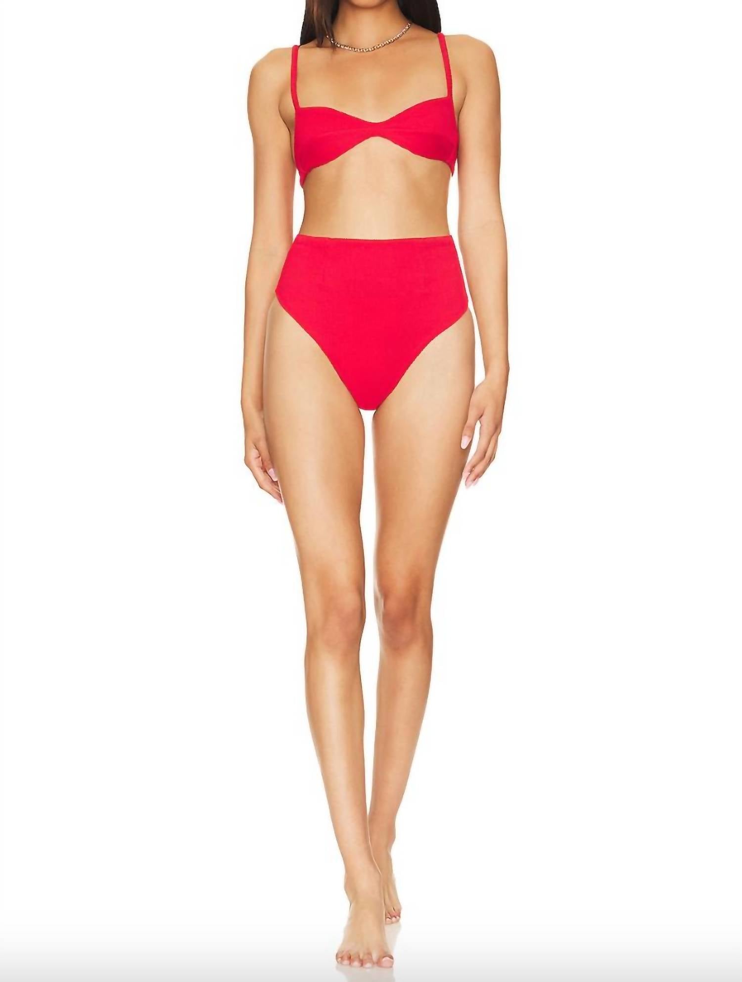 Haight - High Leg Hotpants Bikini Bottom