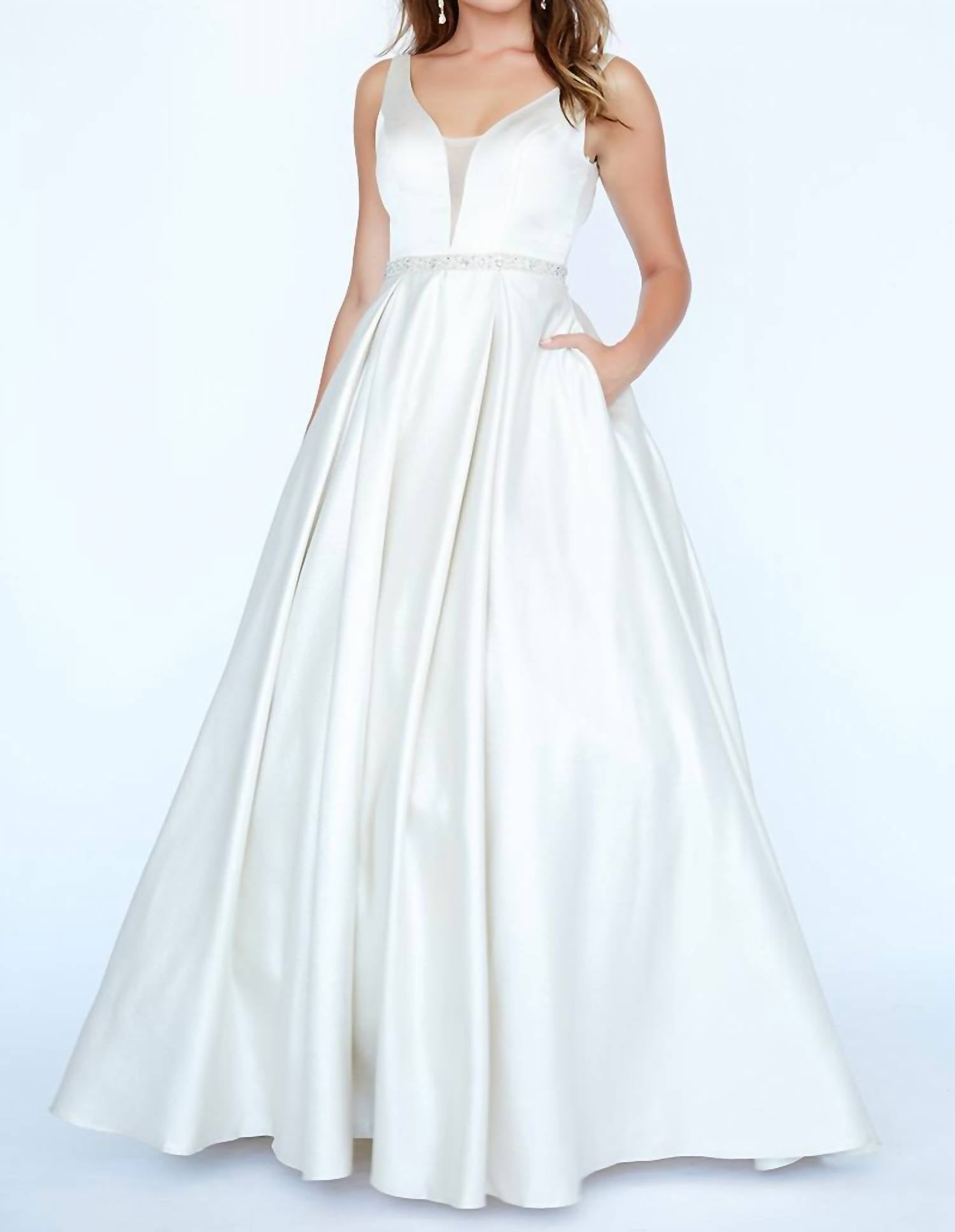 Jolene - Glitter Taffeta Dress