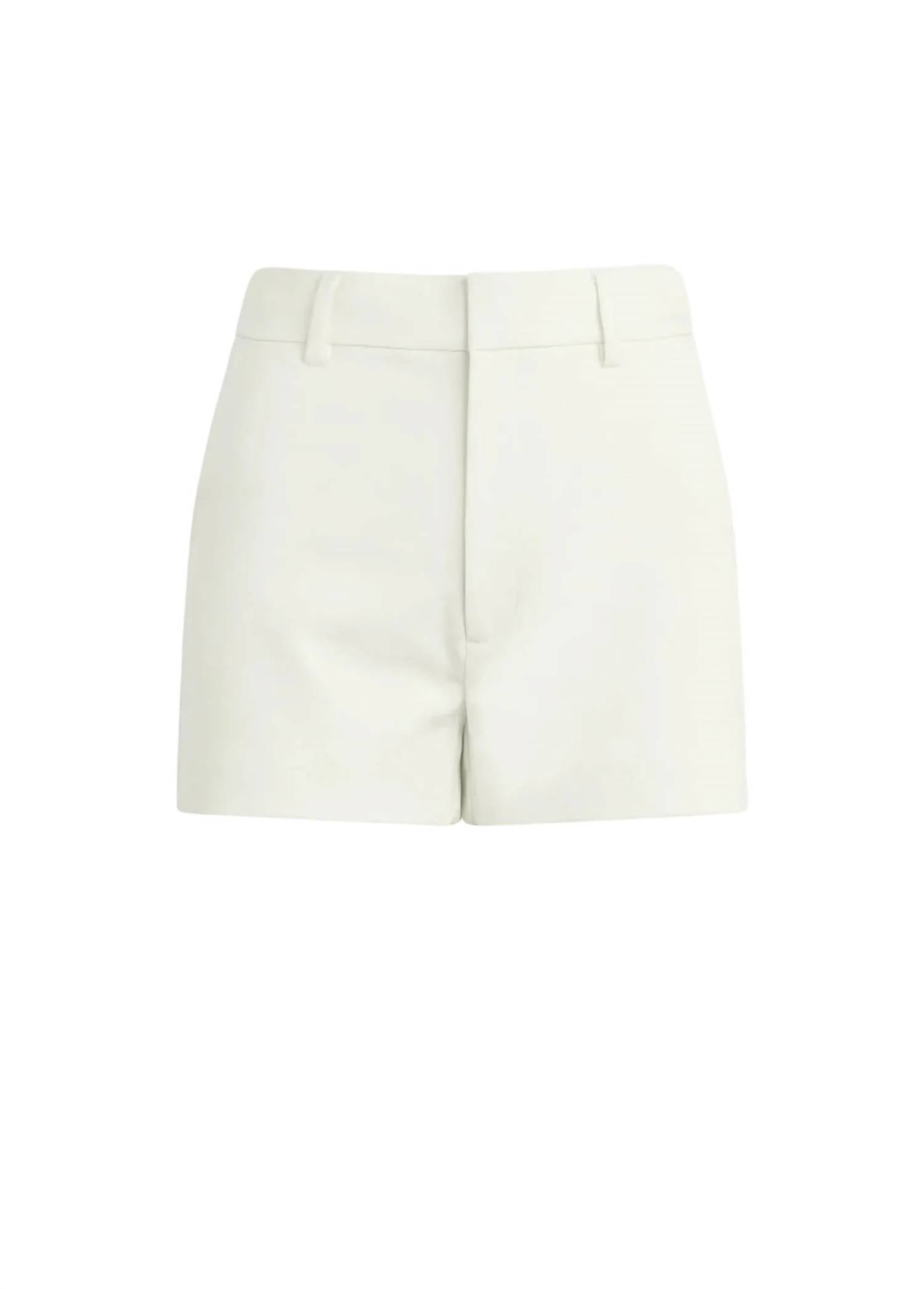 Favorite Daughter Suiting Mini Short in pearl - women's shorts - view 4