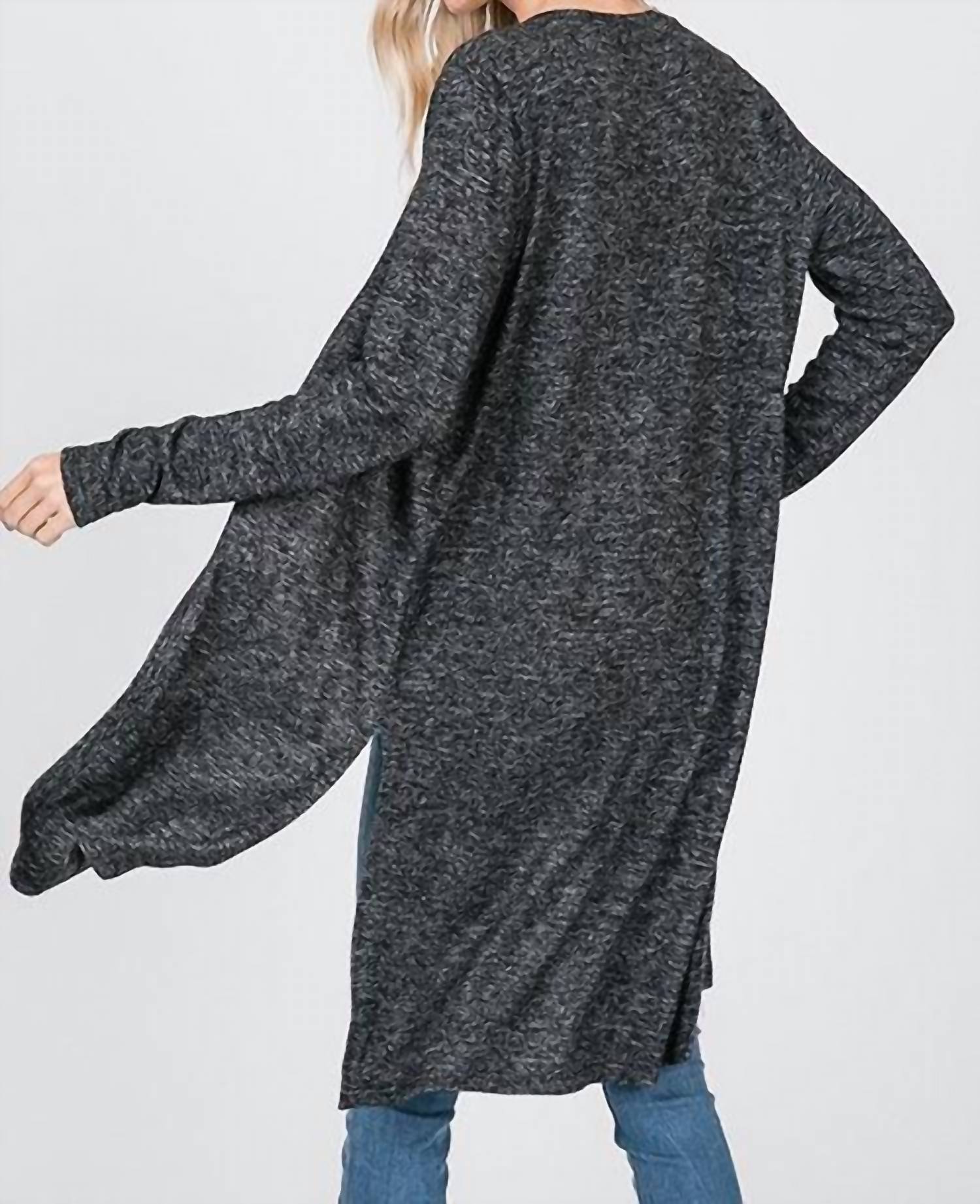 Heimish Usa - Super Soft Long Sleeve Hacci Open Front Cardigan
