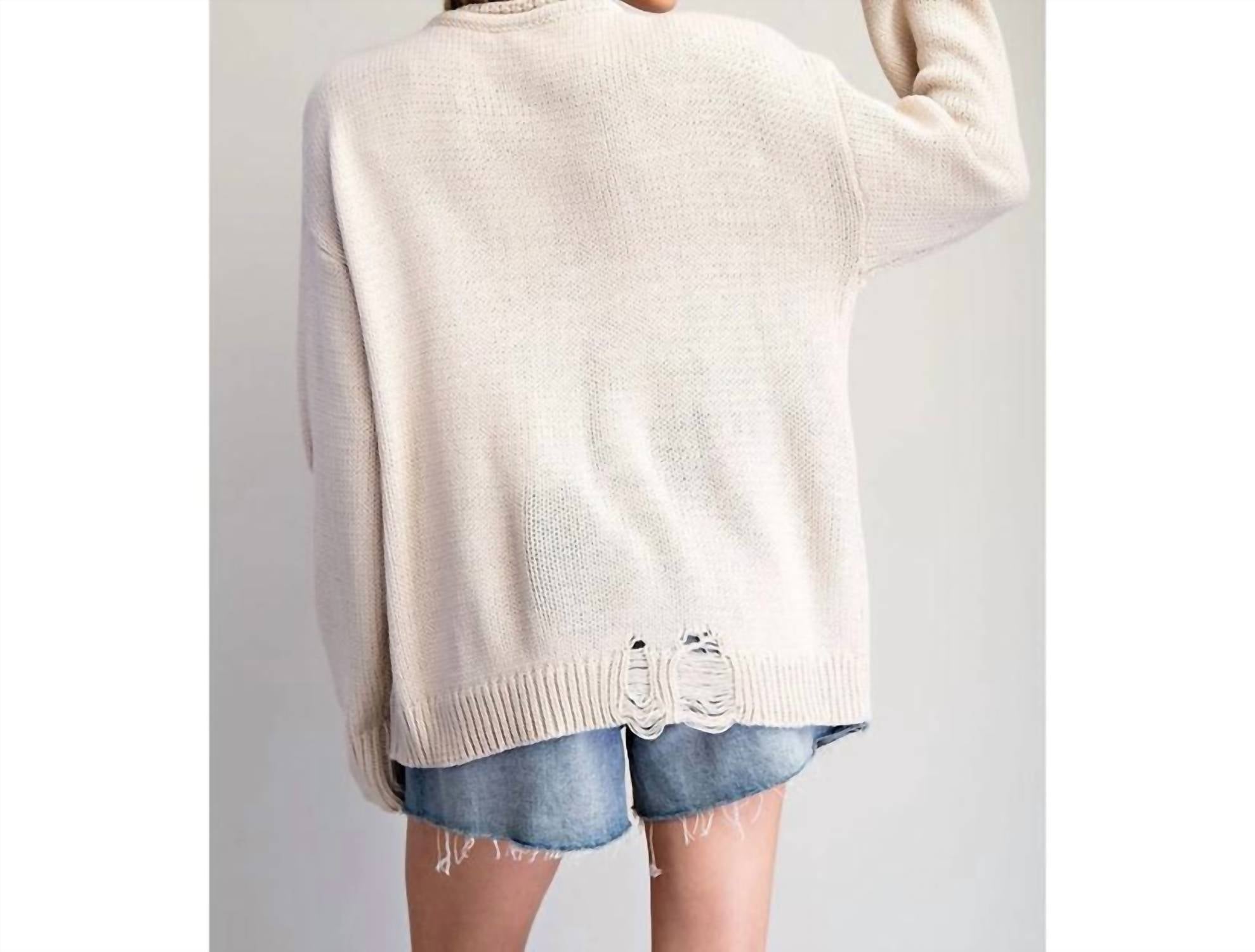 Ee:Some - Boots & Dreams Knit Sweater
