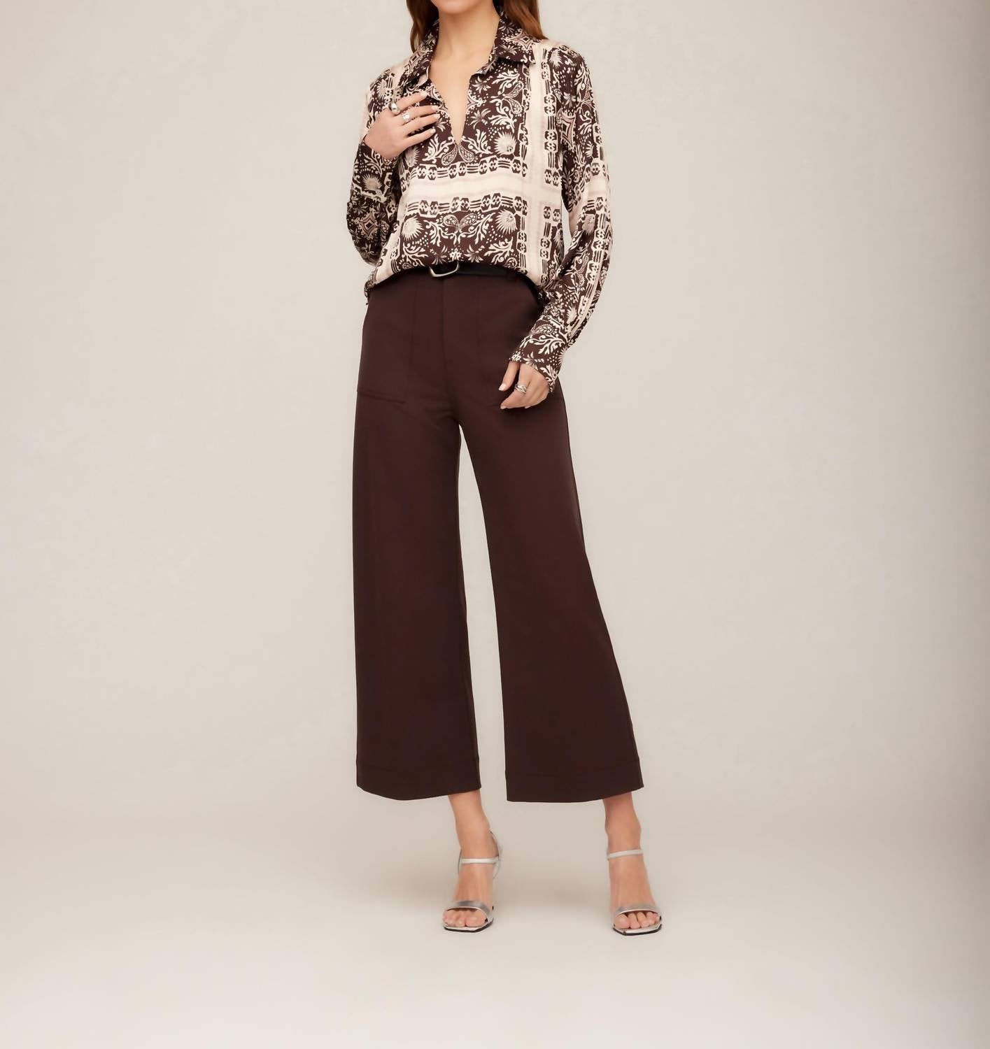 Fifteen Twenty - Tess Half Placket Shirt