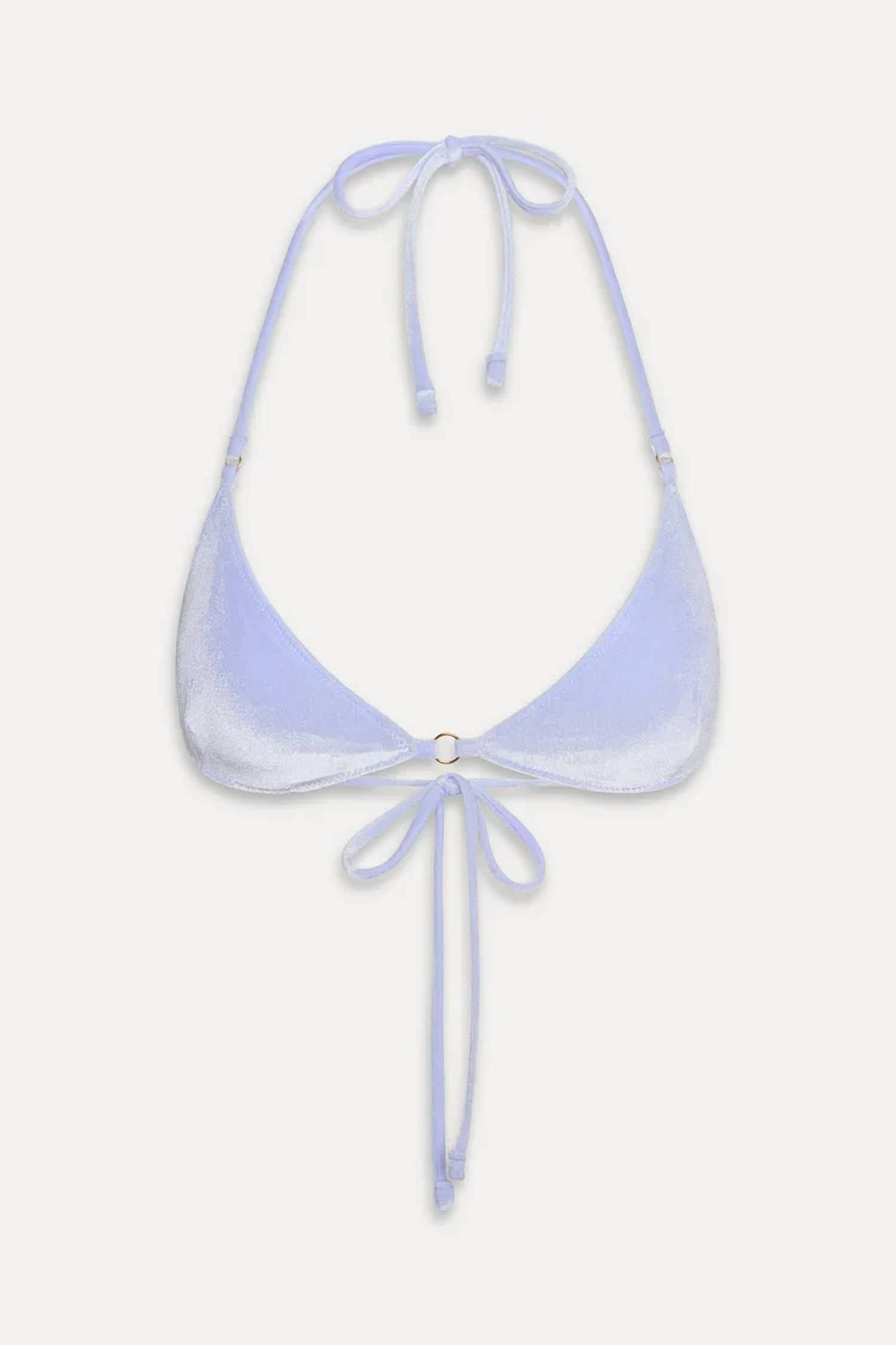 Frankies Bikinis - Amore Skimpy Velvet Bikini Top