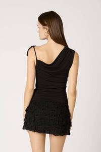 Cotton Candy La - Buffy One Shoulder Ruched Y2k Top