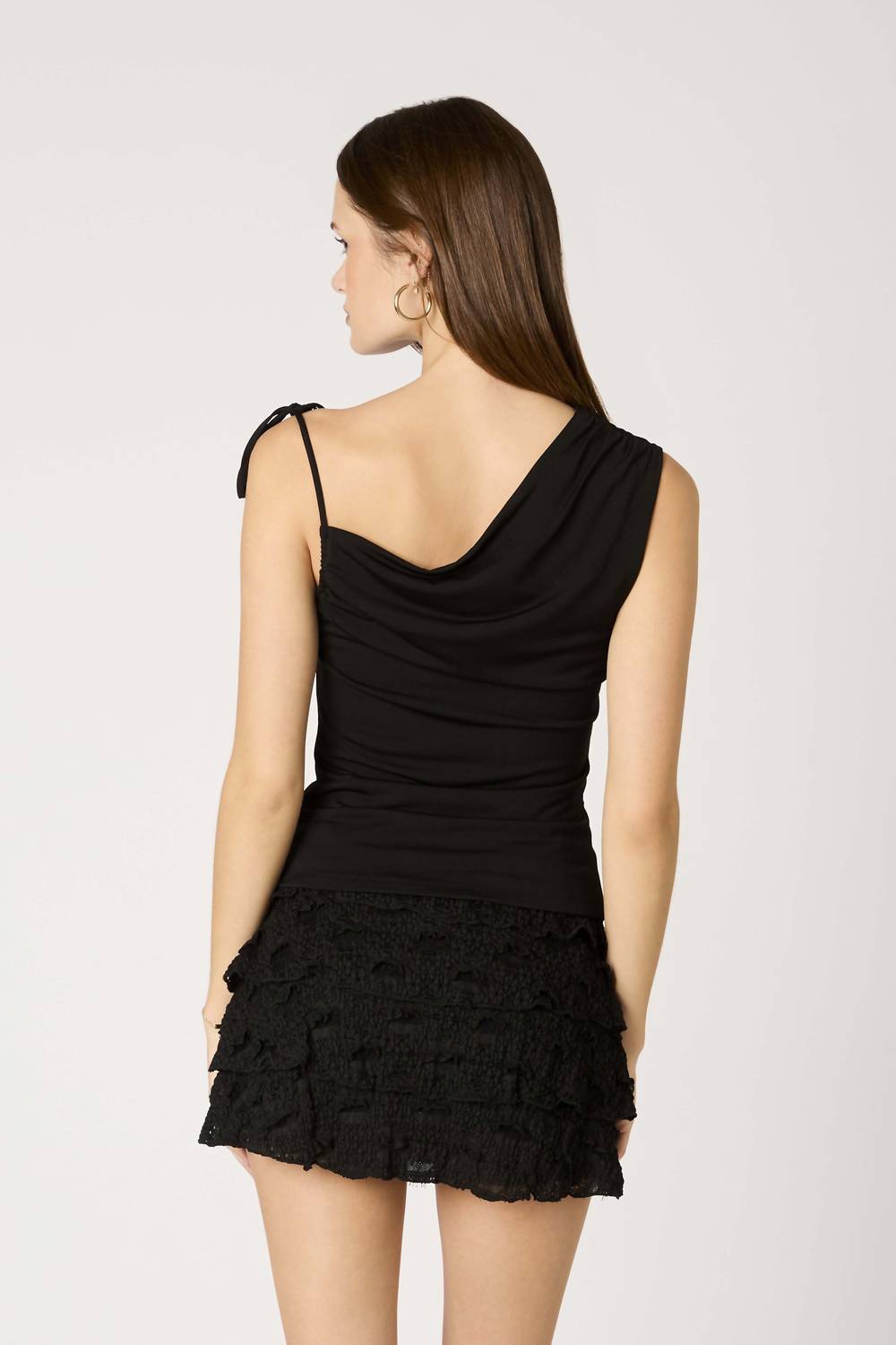 Cotton Candy La - Buffy One Shoulder Ruched Y2k Top