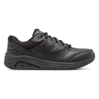 New Balance Women's Leather 928v3 Shoe in black black - women's shoe
