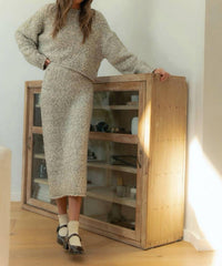 Miou Muse - Boucle Sweater Skirt Set