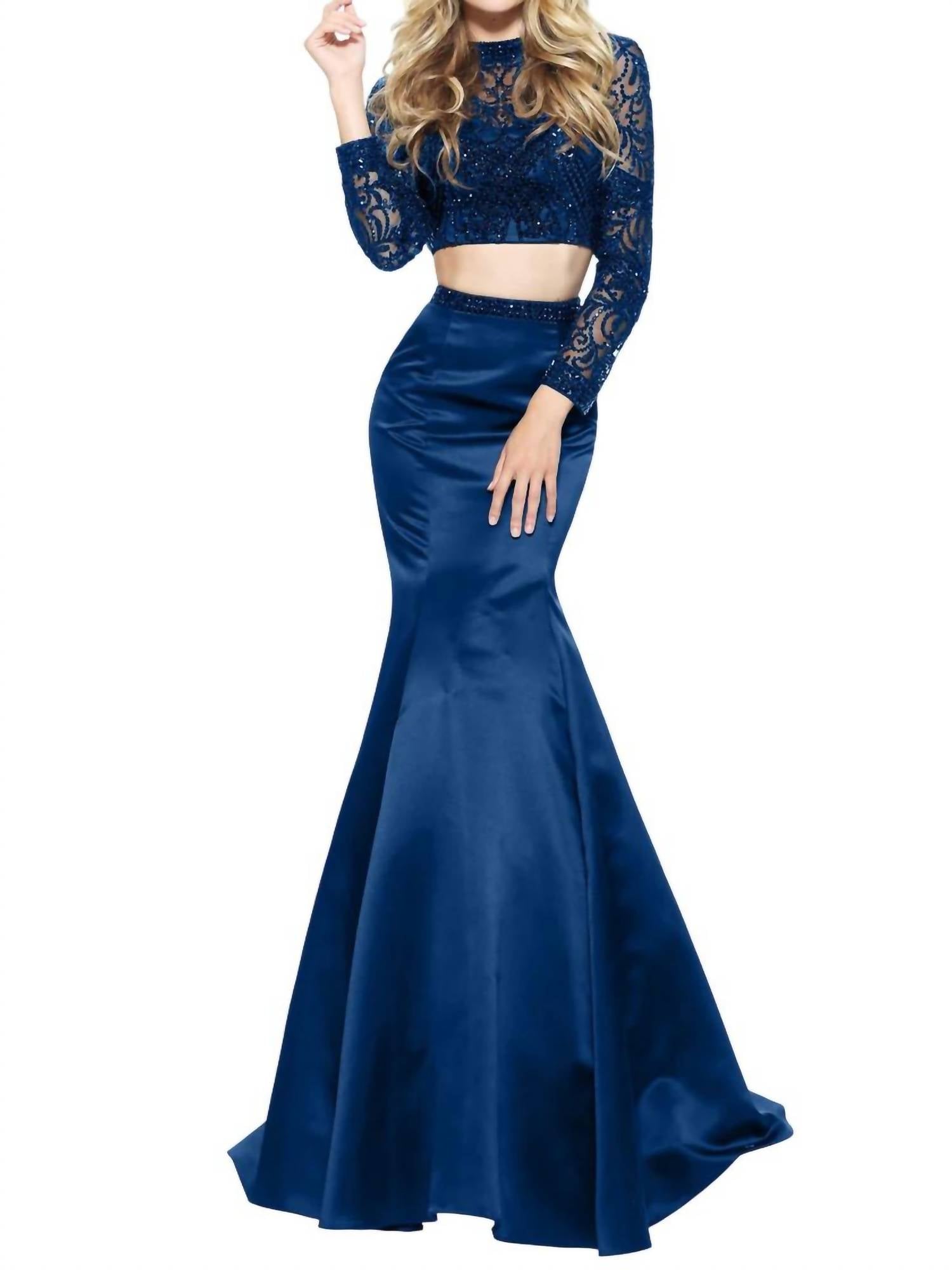 Sherri Hill - Mermaid Satin Prom Dress