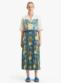Scotch & Soda - Pleated Print Skirt
