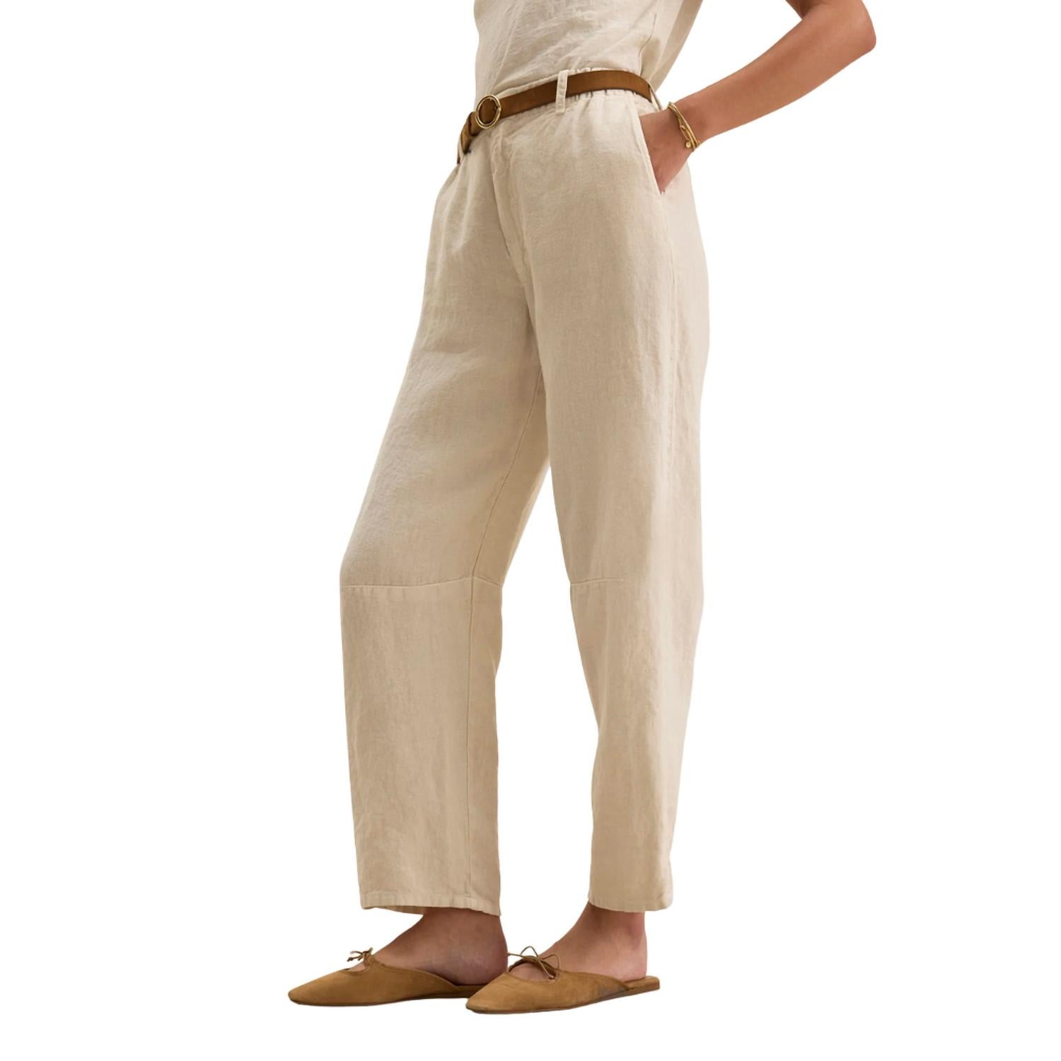 Velvet By Graham & Spencer - Women's Taylor Heavy Linen Pants