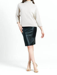 Clara Sunwoo - Ribbed Funnel Neck Sweater