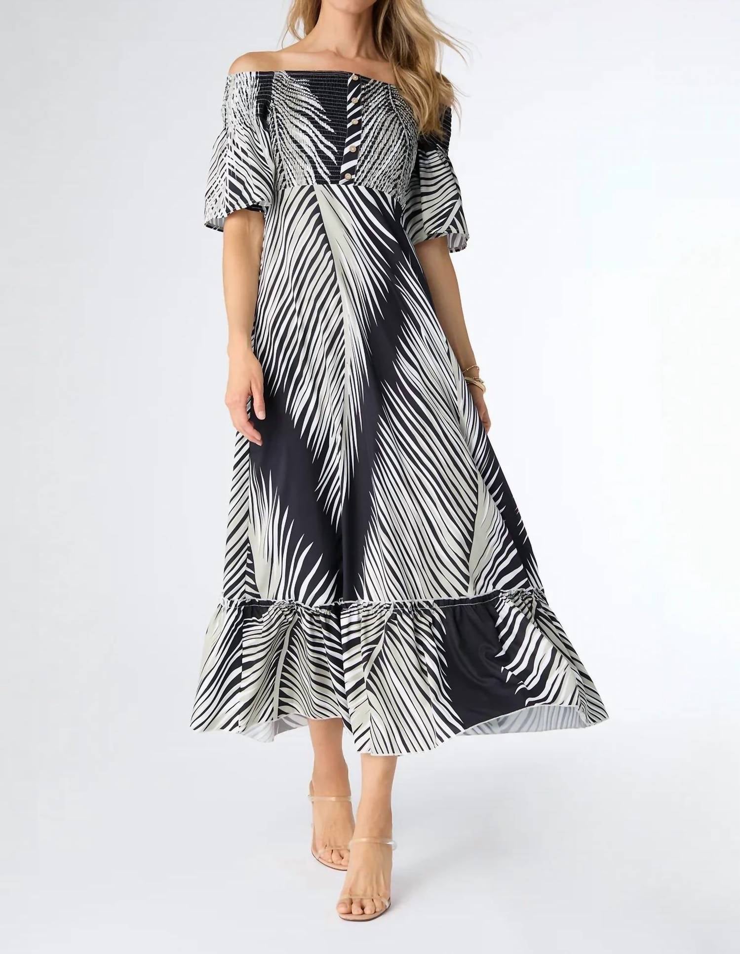 Coco + Carmen - Cyrus Tropical Forest Print Maxi Dress