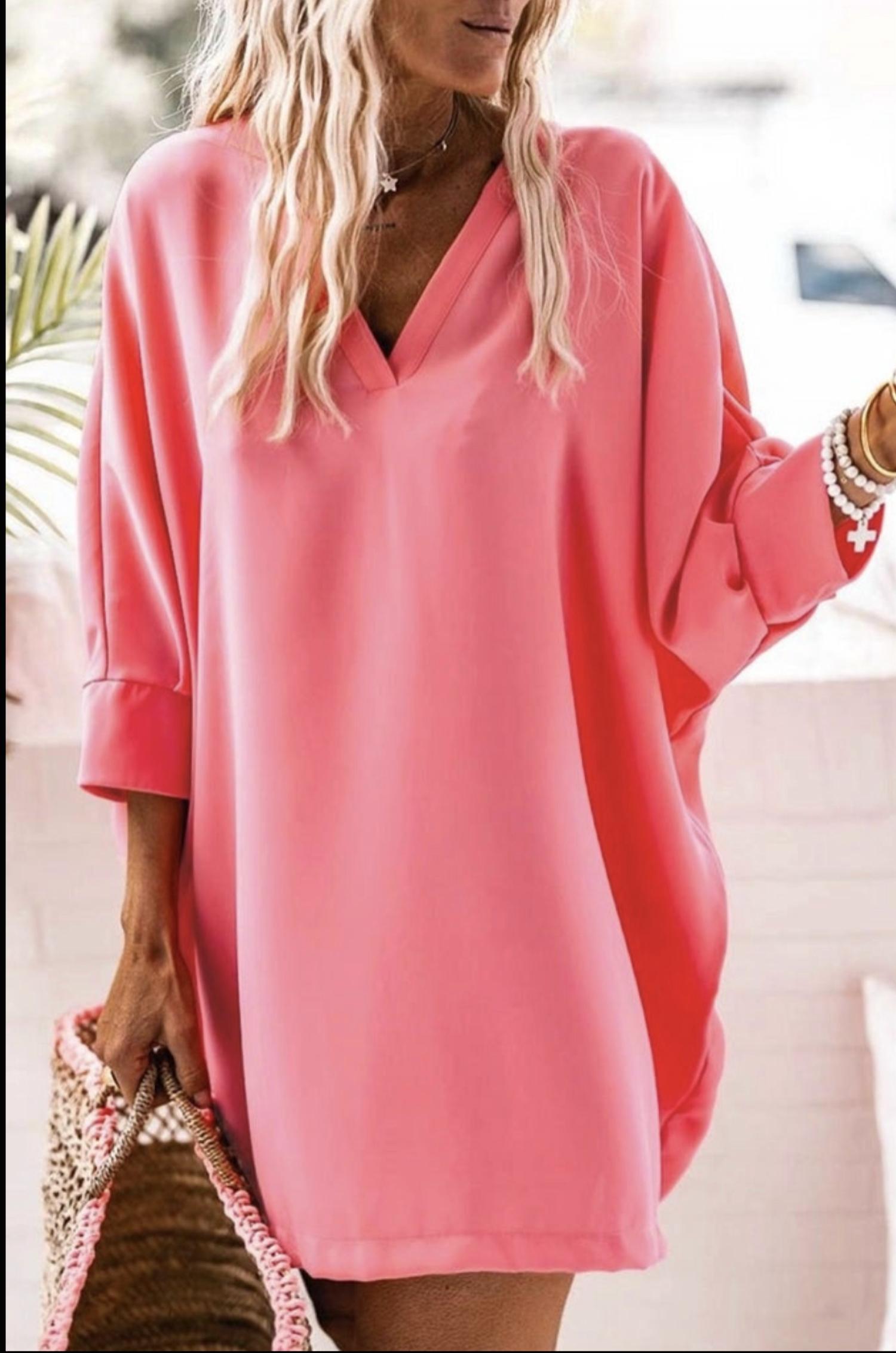 Pretty Bash - Dolman 3/4 sleeve shift dress