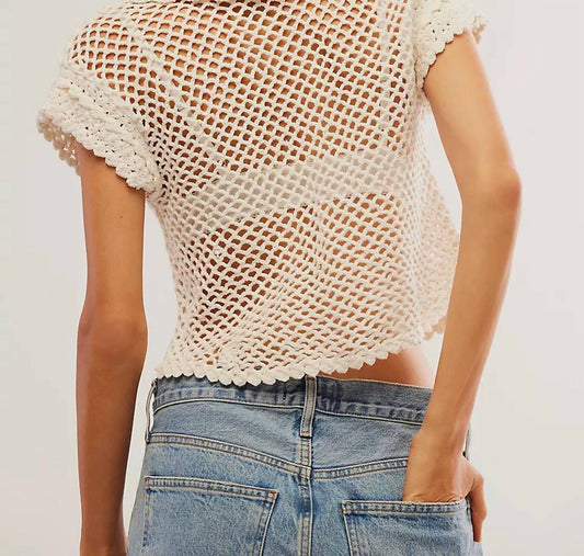 Free People - Lily Crochet Top